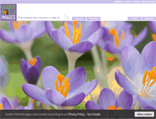 Tablet Screenshot of gardenworldimages.com